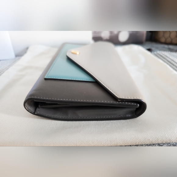 Celine Tri Color Leather Envelope Flap Wallet Full Inclusion - Picture 5 of 17